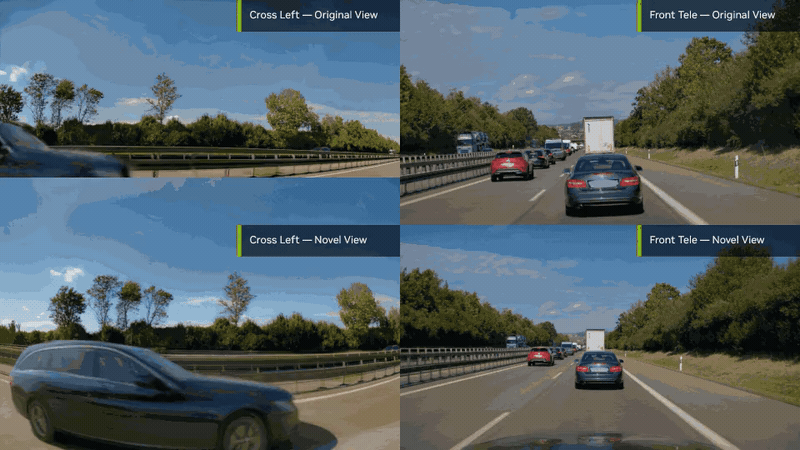 NuRec carline adaptation: the original and shifted camera rigs